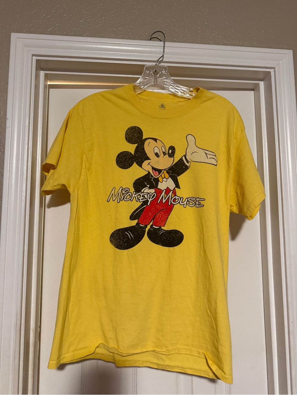 Disney Mickey Mouse Yellow Women's T-Shirt